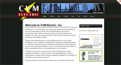 Desktop Screenshot of cvmelectric.com