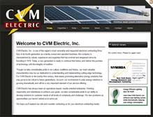 Tablet Screenshot of cvmelectric.com